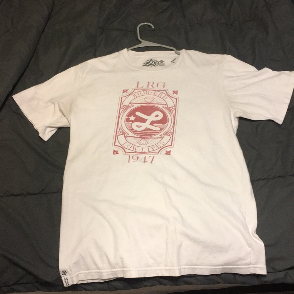White LRG shirt size L slightly worn
